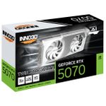 Placa de Vídeo INNO3D NVIDIA GeForce RTX 5070 Twin X2 OC Branco 12GB GDDR7 - N50702-12D7X-195064W
