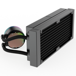 Water Cooler Kalkan Alpha 240mm ARGB com Display Preto - KLK00047