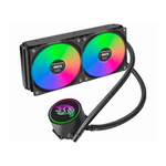 Water Cooler K-Mex WAC6 240mm Rainbow Preto - WAC6F12QAPDBB0X