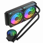 Water Cooler K-Mex WAC7 240mm ARGB Preto - WAC7F12QFTDAB0X