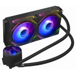 Water Cooler K-Mex WAC7 240mm ARGB Preto - WAC7F12QFTDAB0X