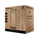 Gabinete Office C3Tech MT-31V2BK  Mid Tower Preto - MT-31V2BK