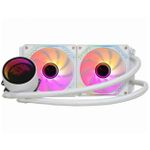 Water Cooler K-Mex WAC8 240mm ARGB Branco - WAC8F12QFTDAB0X