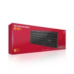 Teclado C3Tech KB-M11BK USB Preto Teclas Baixas