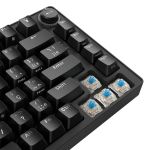 Teclado Mecânico Gamer PCYES Rasec Gasket Mount Switch Gateron Azul RGB Preto ABNT2 - TWGBLRGB