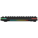 Teclado Mecânico Gamer PCYES Rasec Gasket Mount Switch Gateron Azul RGB Preto ABNT2 - TWGBLRGB