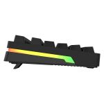 Teclado Mecânico Gamer PCYES Rasec Gasket Mount Switch Gateron Azul RGB Preto ABNT2 - TWGBLRGB