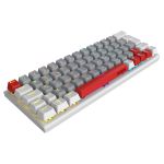 Teclado Mecânico Gamer PCYES Kuromori White Ghost Switch Vermelho LED Rainbow ABNT2 - PTKMWG60RD