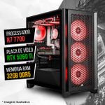  Computador Gamer Ryzen 7 7700  + RTX 5060 Ti 16GB  – HELLKITE
