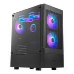 Gabinete Gamer Gamdias Talos E3 Mesh Preto com 3 Fans ARGB Mid Tower - TALOS E3 MESH