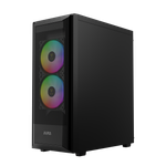Gabinete Gamer Gamdias Aura GC6 Elite Preto com 3 Fans ARGB Mid Tower - AURA GC6 Elite ARGB
