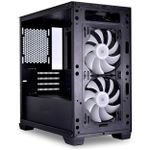 Gabinete Gamer Lian Li Lancool 205M Mesh Preto com 2 Fans 140mm - LANCOOL 205M MESH BLACK