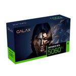 Placa de Vídeo Galax NVIDIA GeForce RTX 5060 Ti GF (1-Click OC) 16GB GDDR7 - 561ZN8MDCPOC