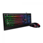 Kit Teclado e Mouse Gamer Thermaltake Challenger Preto - CM-CHC-WLXXPL-PB