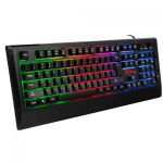 Kit Teclado e Mouse Gamer Thermaltake Challenger Preto - CM-CHC-WLXXPL-PB