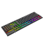 Teclado Membrana Gamer T-Dagger Nova RGB Preto ABNT2 - T-TGK110