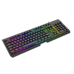 Teclado Membrana Gamer T-Dagger Nova RGB Preto ABNT2 - T-TGK110