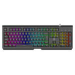 Teclado Membrana Gamer T-Dagger Nova RGB Preto ABNT2 - T-TGK110