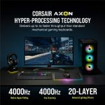Teclado Mecânico Óptico Gamer Corsair K100 RGB OPX Switch Preto - CH-912A01A-NA