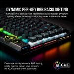 Teclado Mecânico Óptico Gamer Corsair K100 RGB OPX Switch Preto - CH-912A01A-NA
