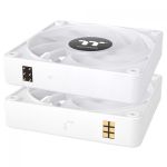Kit 3x Cooler Thermaltake CT120 EX White Premium Edition 120mm ARGB Branco - CL-F190-PL12SW-A