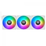 Kit 3x Cooler Thermaltake CT120 EX White Premium Edition 120mm ARGB Branco - CL-F190-PL12SW-A