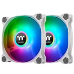 Kit 2x Cooler Thermaltake Pure Duo 12 ARGB Radiator Branco - CL-F097-PL12SW-B