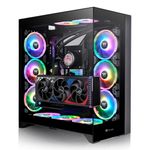 Gabinete Gamer Thermaltake CTE E660 MX Black TG Mid Tower - CA-1Y3-00M1WN-01