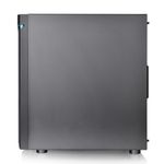 Gabinete Gamer Thermaltake H590 TG ARGB Mid Tower Preto - CA-1X4-00M1WN-00
