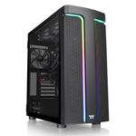 Gabinete Gamer Thermaltake H590 TG ARGB Mid Tower Preto - CA-1X4-00M1WN-00