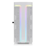 Gabinete Gamer Thermaltake H590 TG ARGB Mid Tower Branco - CA-1X4-00M6WN-00
