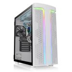 Gabinete Gamer Thermaltake H590 TG ARGB Mid Tower Branco - CA-1X4-00M6WN-00