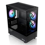 Gabinete Gamer Thermaltake View 170 TG c/ 3 Fans ARGB Mid Tower Preto - CA-1Z4-00M1WN-00