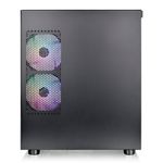 Gabinete Gamer Thermaltake View 170 TG c/ 3 Fans ARGB Mid Tower Preto - CA-1Z4-00M1WN-00