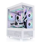 Gabinete Gamer Thermaltake View 170 TG Snow c 3 Fans ARGB Mid Tower Branco - CA-1Z4-00M6WN-00