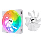 Kit 3x Cooler Thermaltake Swafan EX12 ARGB Branco - CL-F169-PL12SW-A