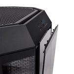 Gabinete Gamer Thermaltake The Tower 300 Preto com 2 fans ARGB Mid Tower - CA-1Y4-00S1WN-00