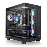 Gabinete Gamer Thermaltake View 380 XL TG c 4 Fans ARGB Mid Tower - CA-11E-00M1WN-00