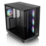 Gabinete Gamer Thermaltake View 380 XL TG c 4 Fans ARGB Mid Tower - CA-11E-00M1WN-00