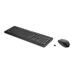 Kit Teclado e Mouse Sem Fio HP 230 USB Preto