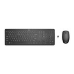 Kit Teclado e Mouse Sem Fio HP 230 USB Preto