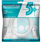 Cabo 5+ DisplayPort para HDMI 2m Branco - 075-8821