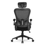 Cadeira Escritório DT3 Office Vita Headrest com Apoio de Cabeça Preta - 14228-7