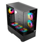 Gabinete Gamer Redragon Reflect Pro Mid Tower Preto - CA-607B