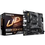 Placa Mãe AMD Gigabyte B550M DS3H AC R2 WiFi M-ATX DDR4 - AM4