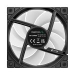 Kit 3x Cooler DeepCool FD12 120mm ARGB Preto - R-FD12-BKAPN3-G