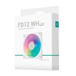 Cooler DeepCool FD12 120mm ARGB Branco - R-FD12-WHAPN1-G