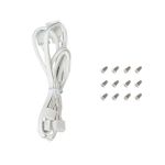 Kit 3x Cooler DeepCool FD12 120mm ARGB Branco - R-FD12-WHAPN3-G