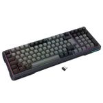 Teclado Mecânico Gamer Sem Fio Redragon Bragi Pro RGB Cinza e Preto Gasket Mount Knob de Volume Switch Cream Linear ABNT2 - K688GB-RGB-PRO PT