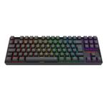 Teclado Mecânico Gamer Sem Fio Redragon Kumara Elite Rainbow Preto Switch Marrom - K552-KRS (PT-BROWN)